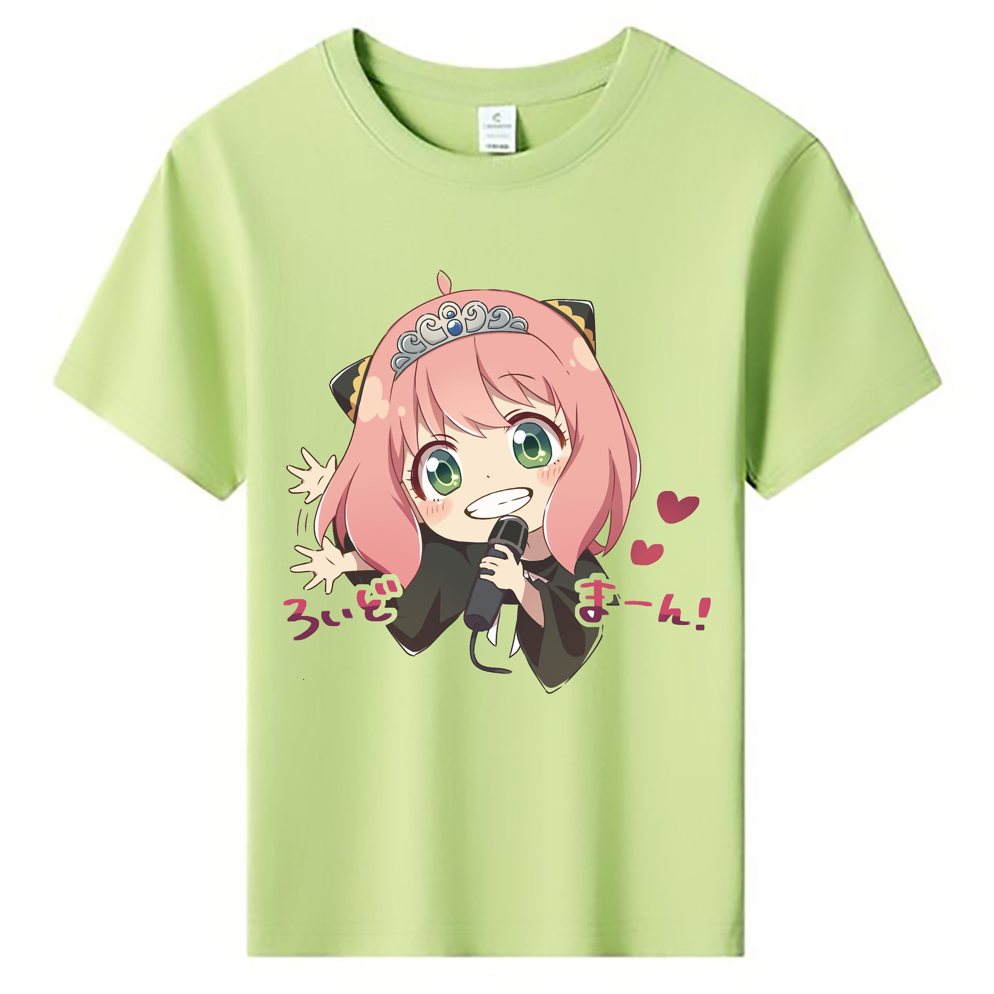 （画像用） SPY×FAMILY间谍家家酒 綿100％キッズTシャツ（フロントプリント）